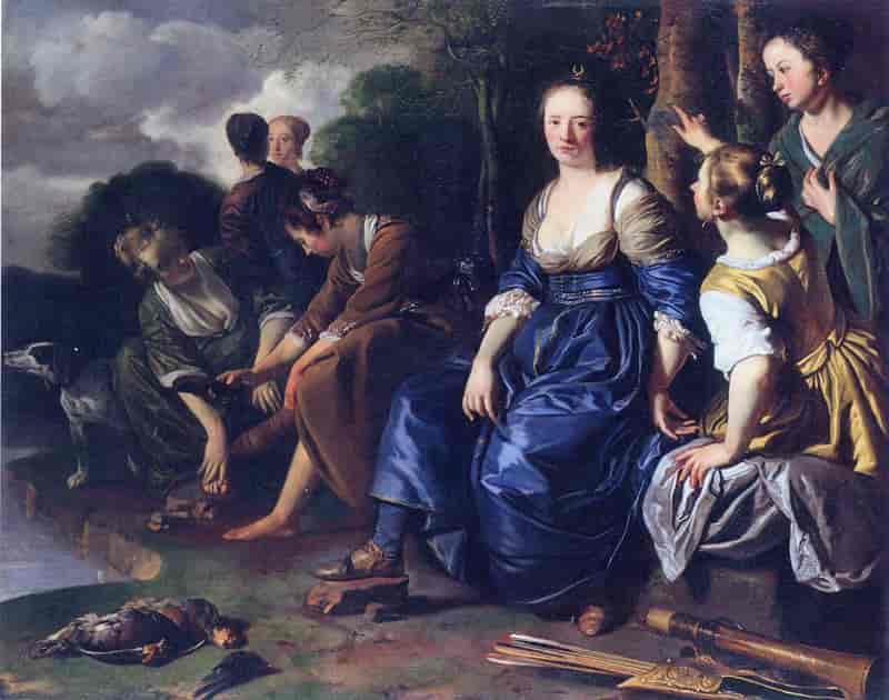 Diana med nymfene sine (1648)