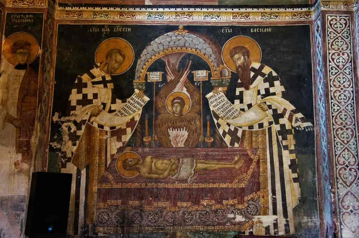 Freske i klosteret i Decan (Decani)