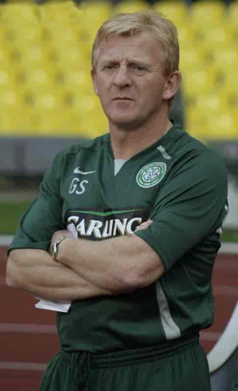 Strachan som manager for Celtic (15. 08.2007).