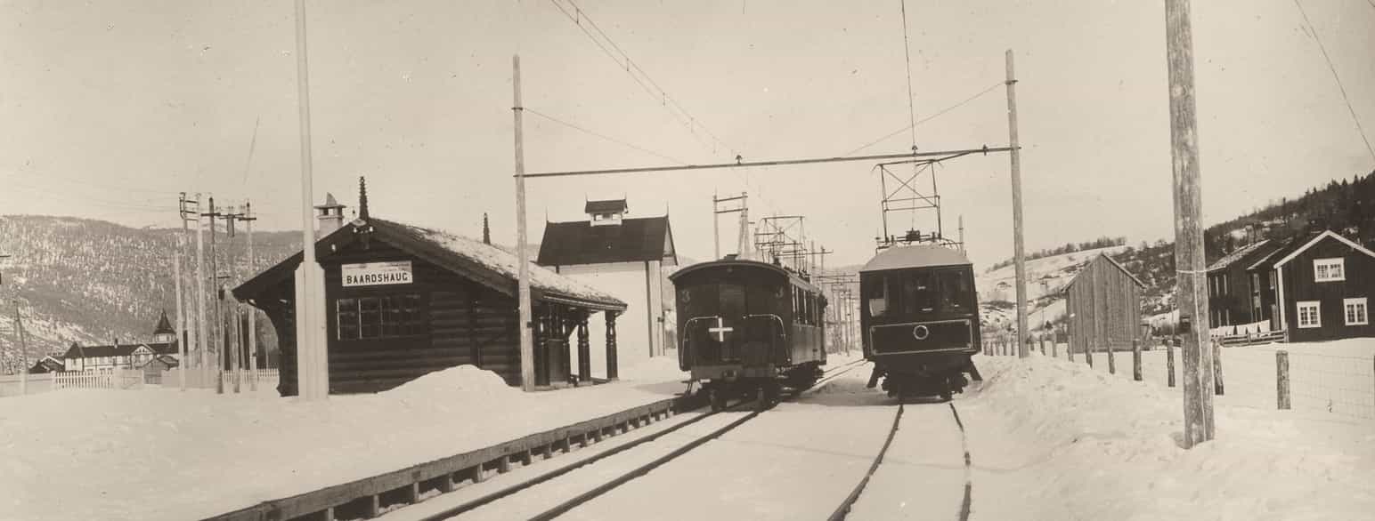 Baardshaug stasjon ved Thamshavnbanen, 1910