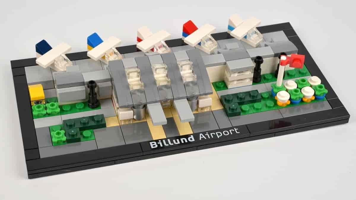 Legosett av Billund lufthavn