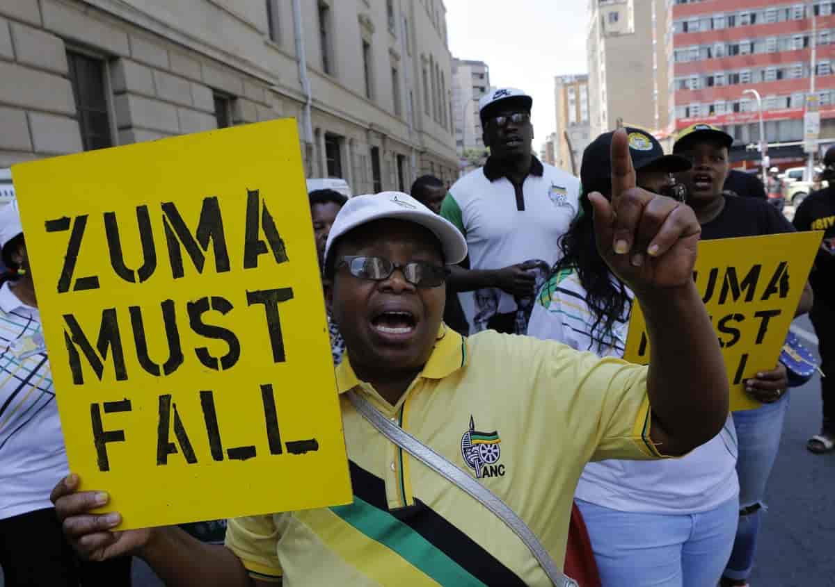 Demonstrasjon mot Zuma
