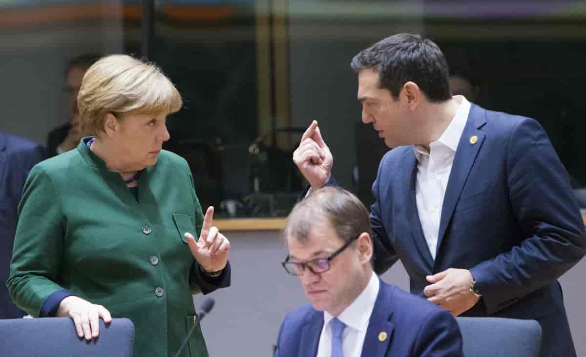 Merkel og Tsipras