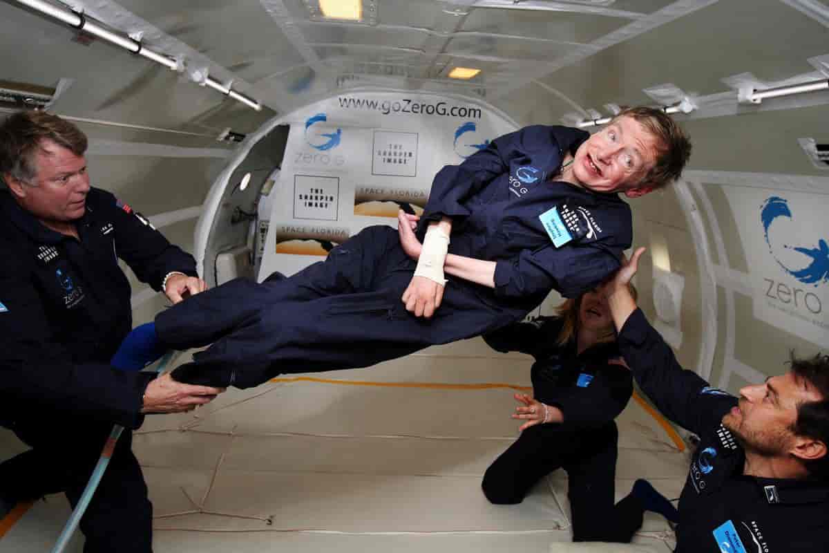 Vektlaus Stephen Hawking