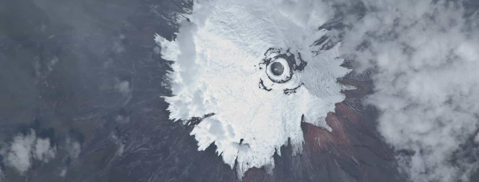 Cotopaxi, sett fra Den internasjonale romstasjonen
