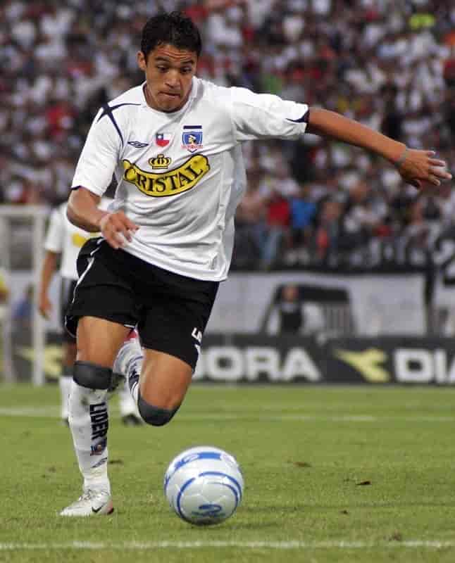 Alexis Sánchez for Colo-Colo da de møtte  Audax Italiano (2006).