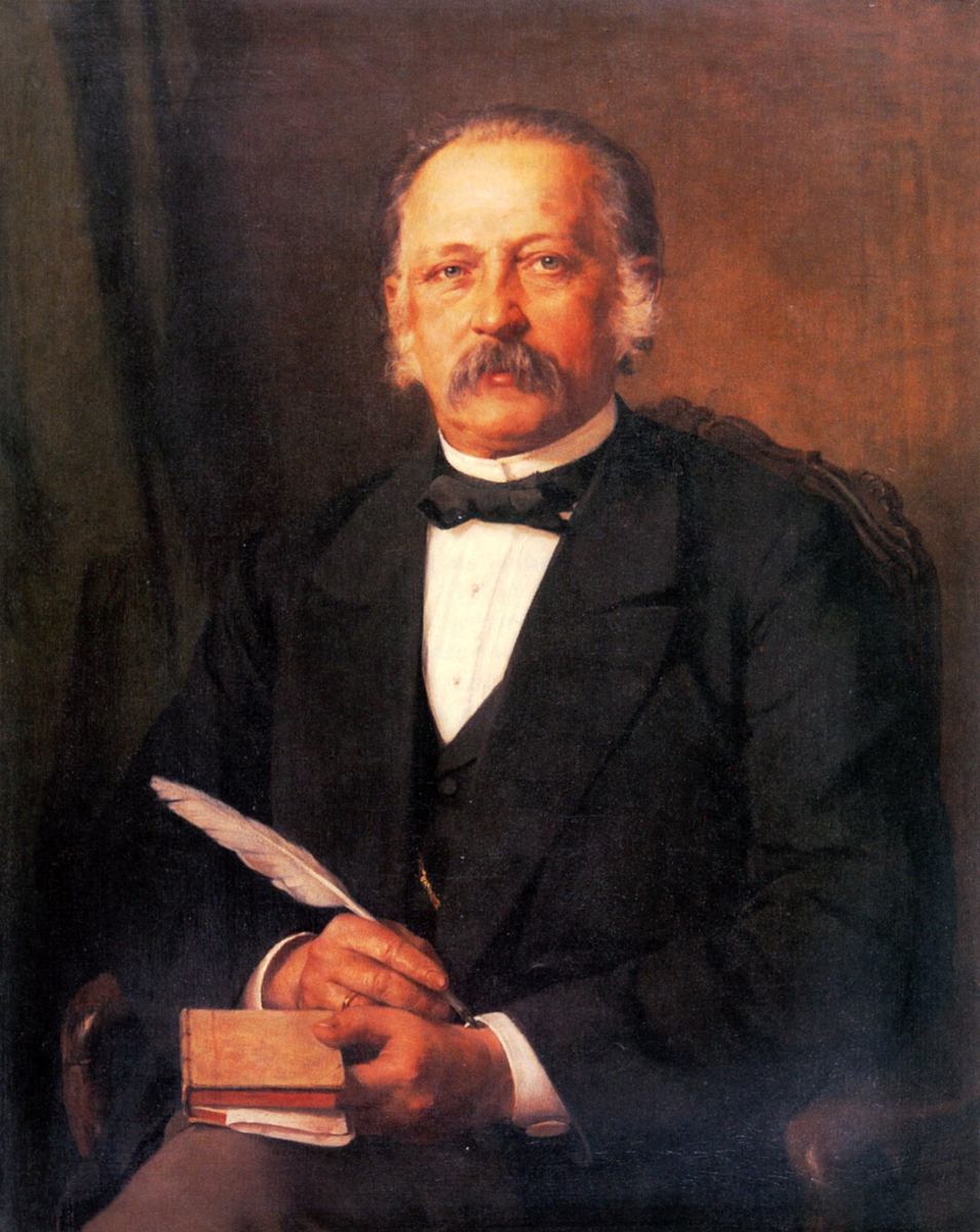 Theodor Fontane, malt av Carl Breitbach (1883)