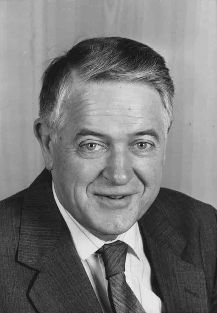 Hermod Skånland, visesentralbanksjef 1971-1985, sentralbanksjef 1985-1993.