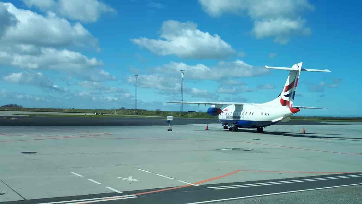 Sun Air ved Aalborg lufthavn