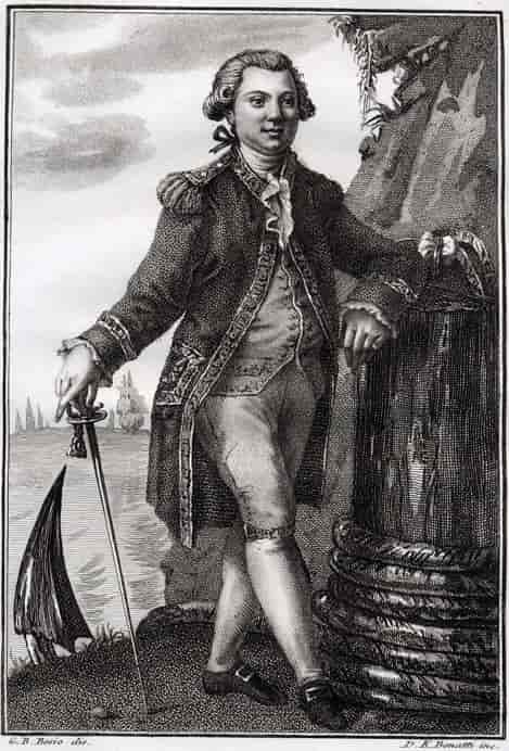 Den franske marineoffiseren Jean-François de Galaup, comte de Lapérouse.
