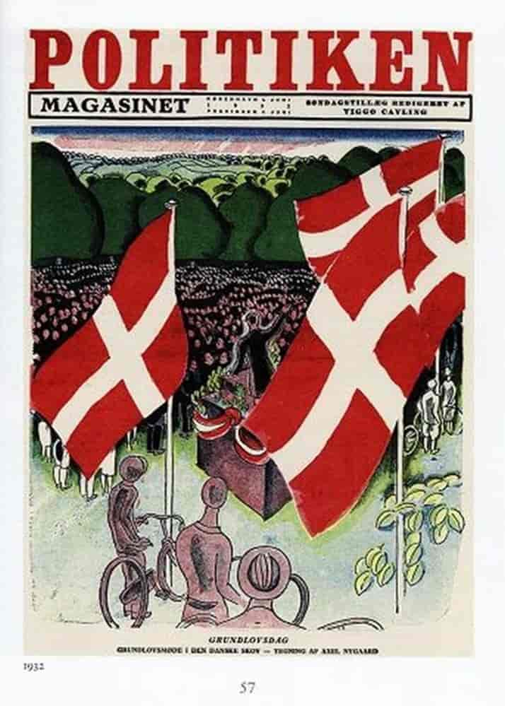 Forside til Politikens Magasin, juni 1932