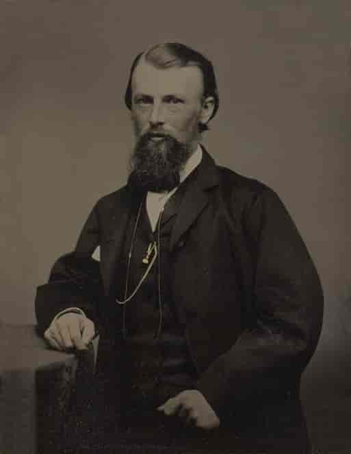 Wills fotografert i Melbourne, Australia før han dro på the Victorian Exploring Expedition, august 1860.