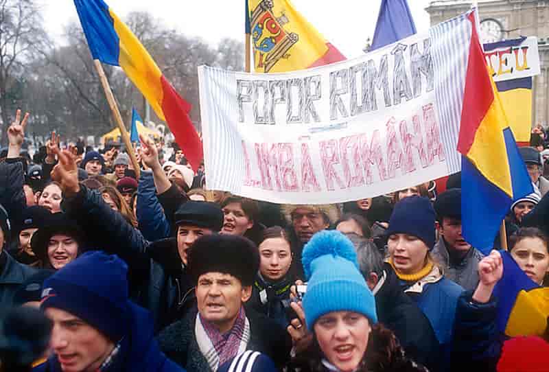 Demonstrasjon mot russifisering