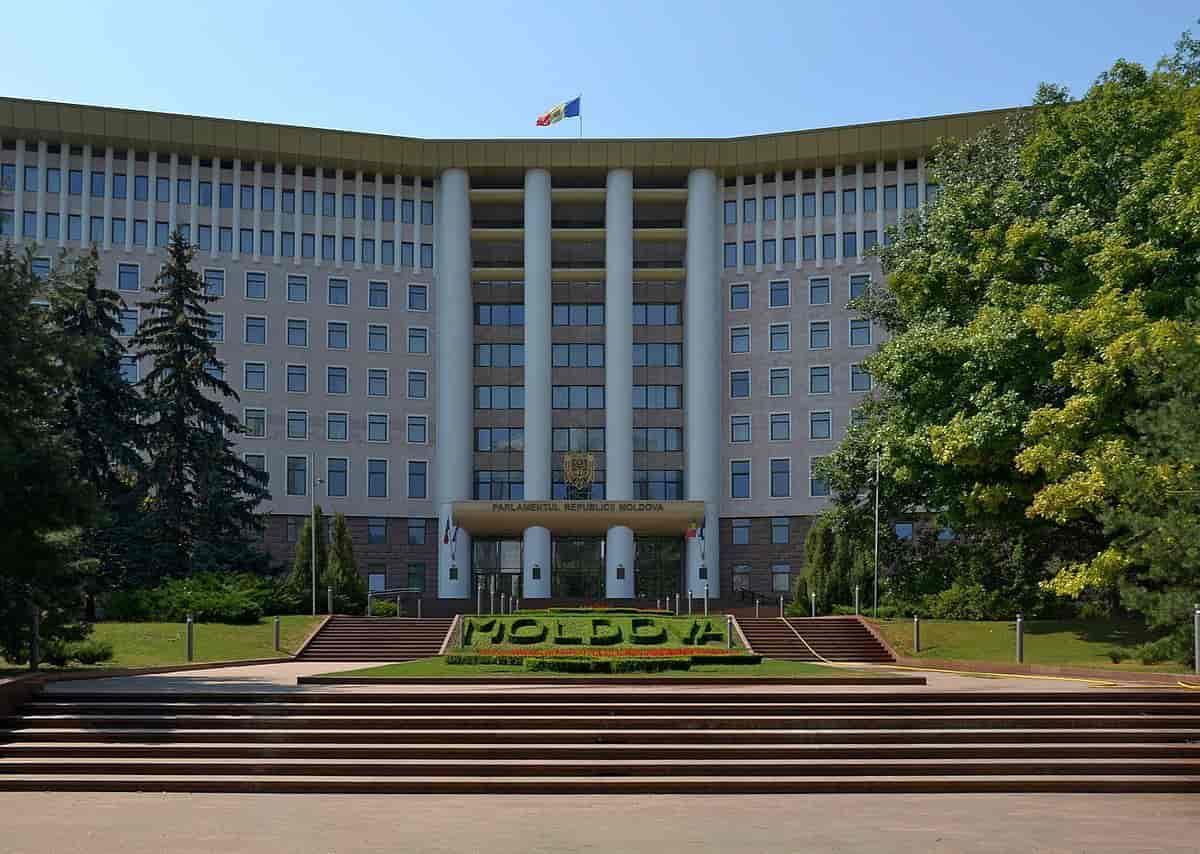 Den moldovske parlamentsbygningen