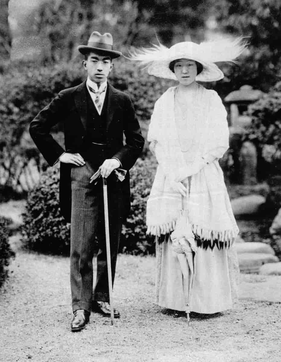 Kronprins Hirohito og prinsesse Nagako