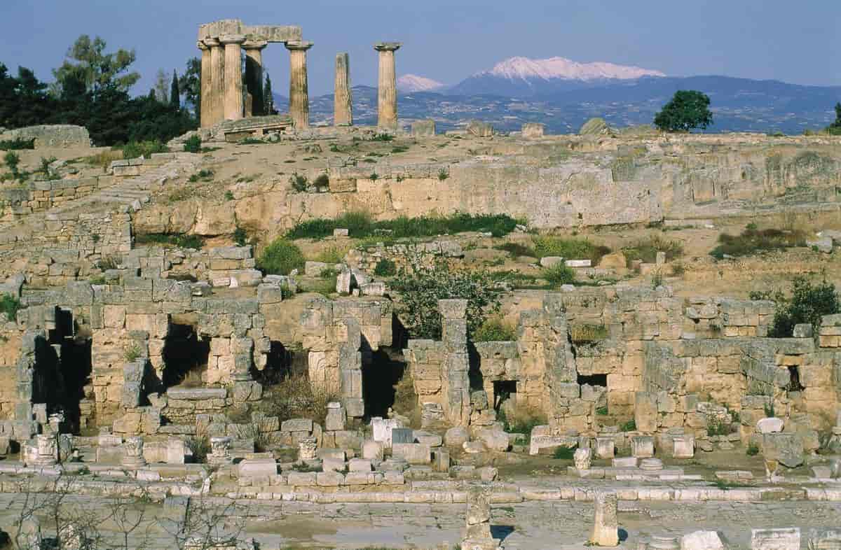 Korint (ruiner, Apollontempelet)
