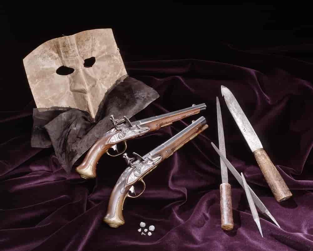 Anckarströms maske og våpen