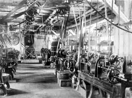 Kongsberg våpenfabrikk ca 1900