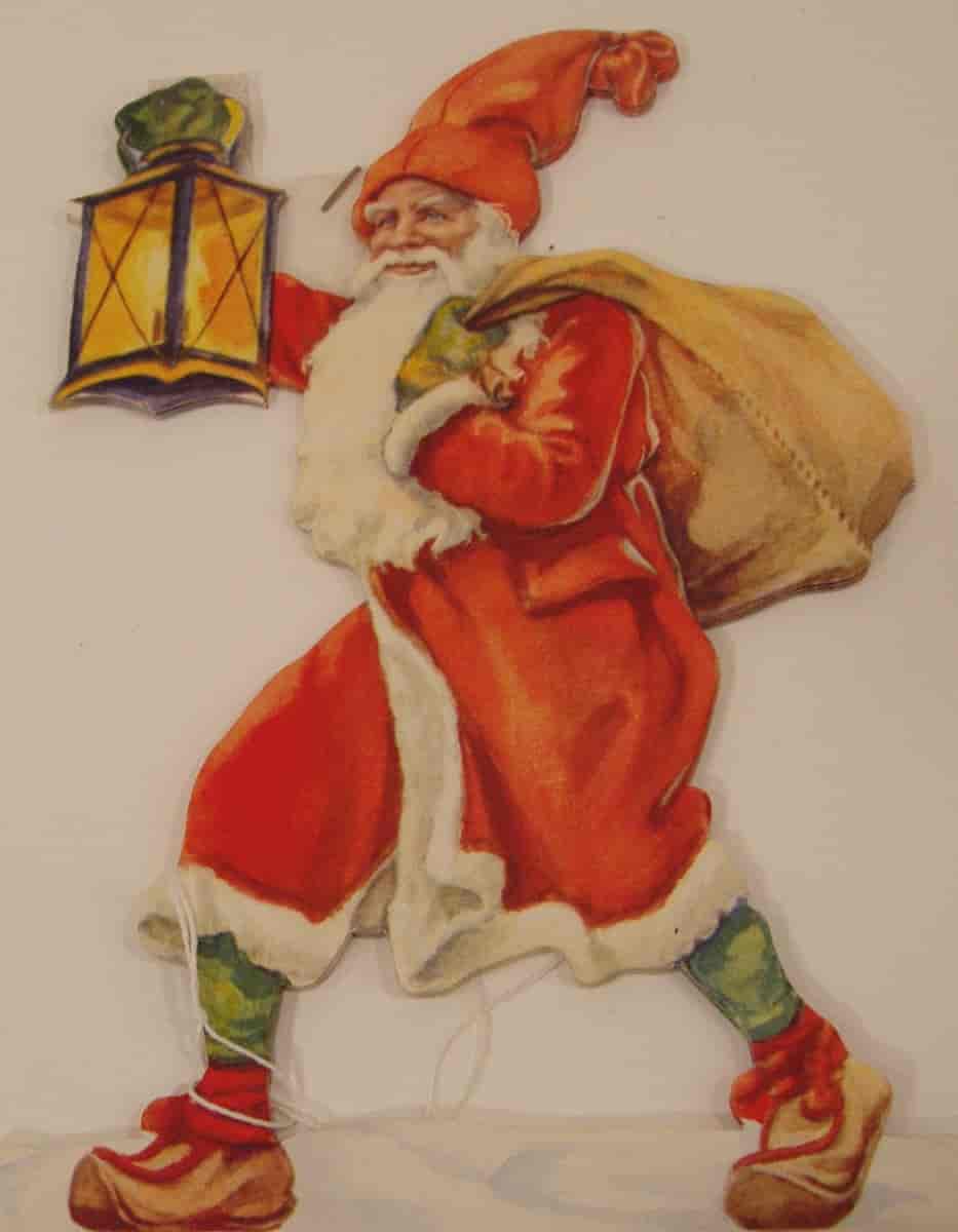 Postkort med julenisse