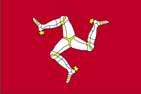 Isle of Mans flagg