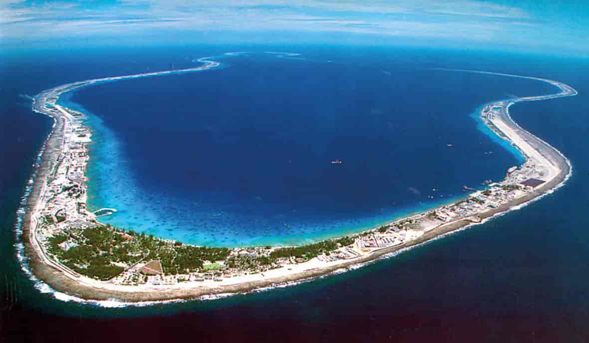 Mururoa-atollen i 1980
