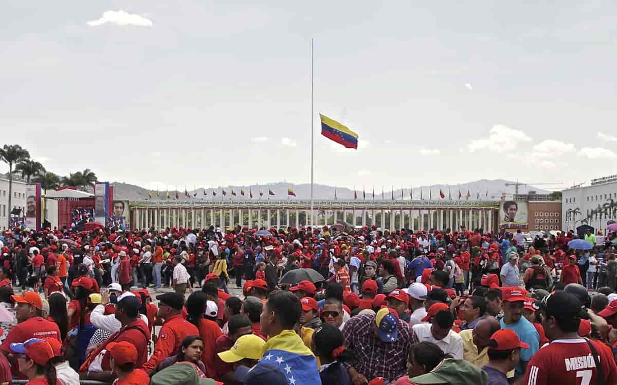 Hugo Chavez' begravelse 7. mars 2013