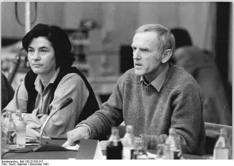 Günter de Bruyn og Christa Wolf i DDR 1981