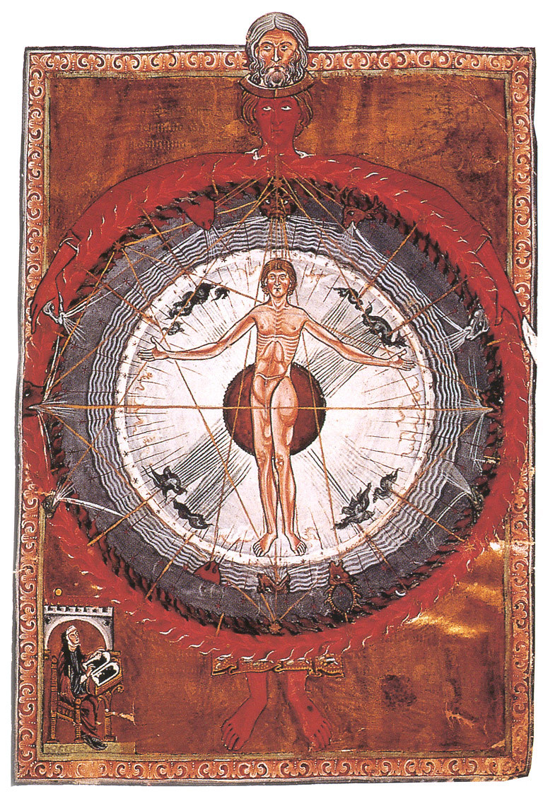 Hildegard fra Bingen - Falt i det fri (Public domain)