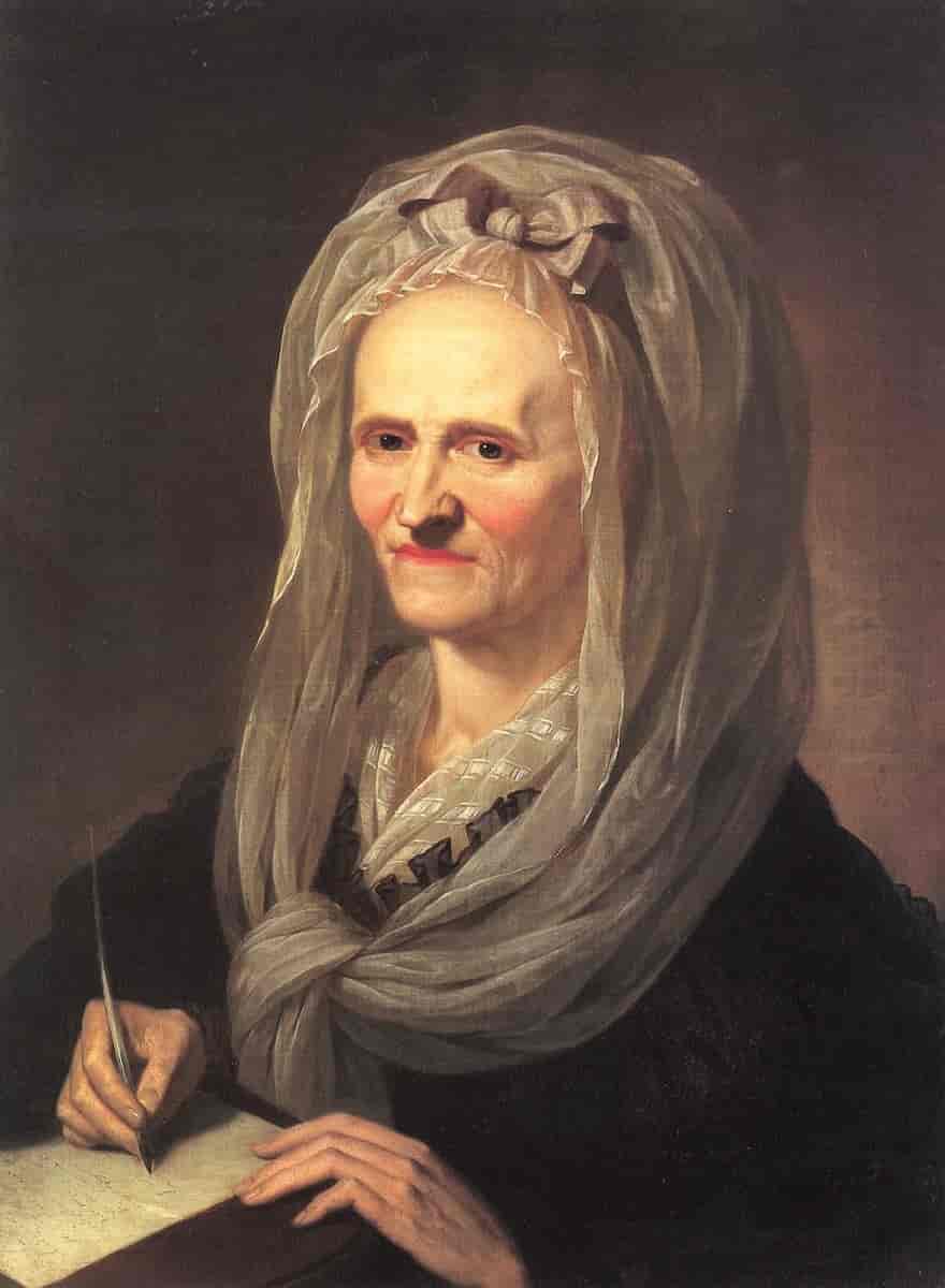 Anna Louisa Karsch malt av Karl Christian Kehrer (1791)