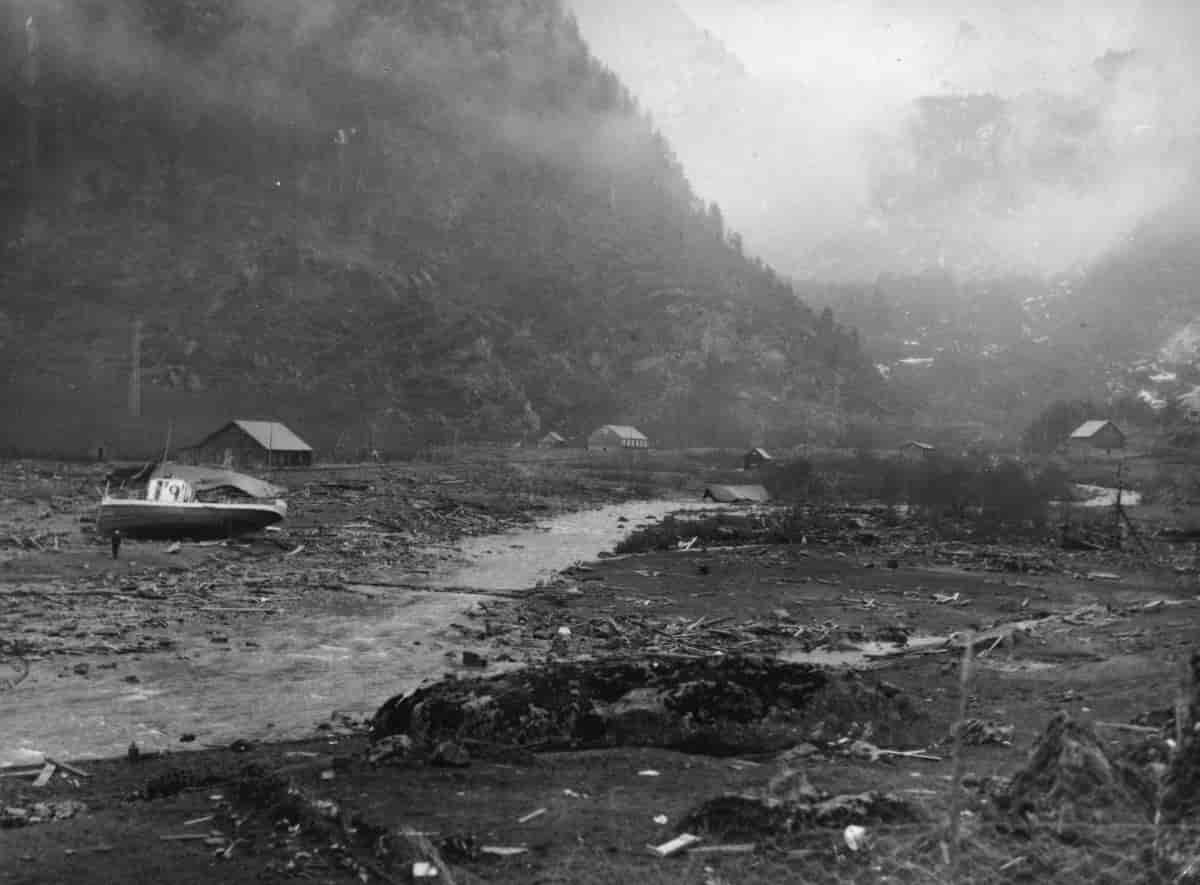 Ødeleggelser i Bødal 1936