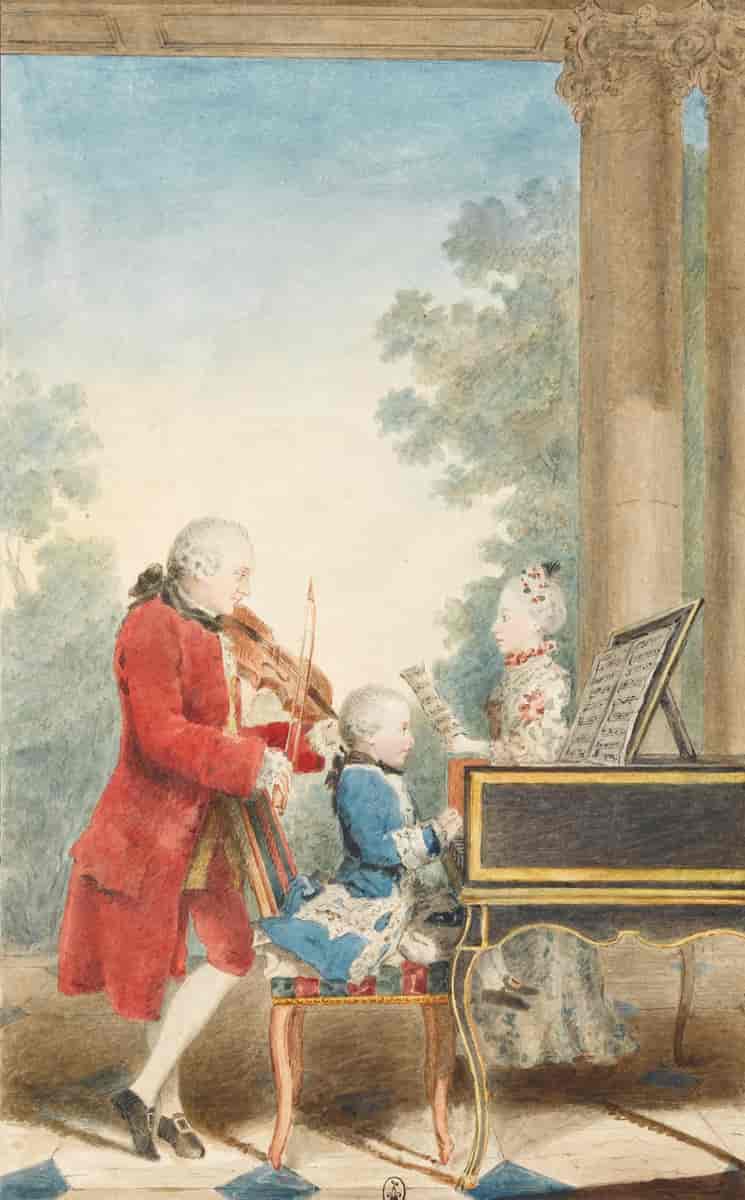 Mozart-familien musiserer