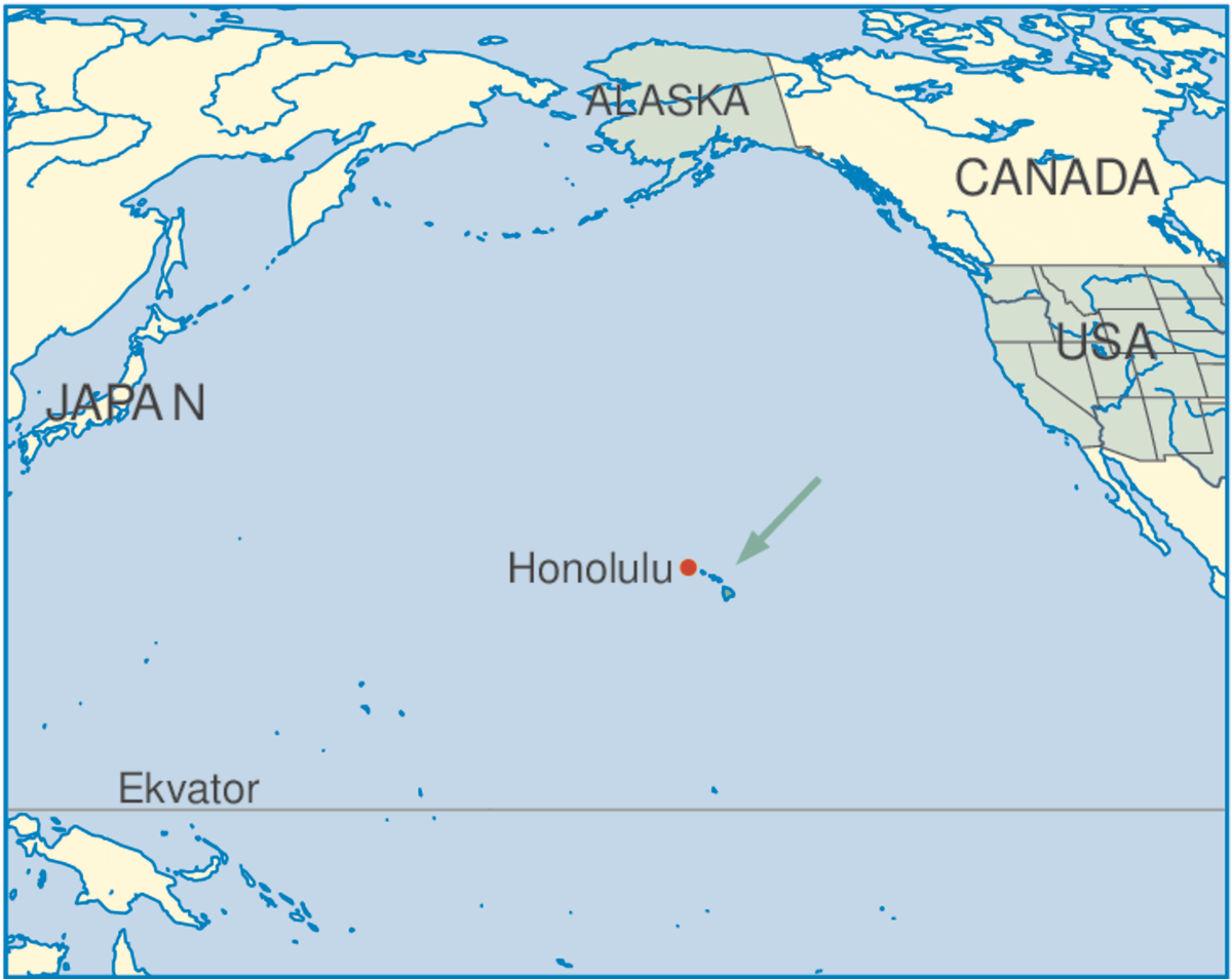 Hawaii (plasseringskart)