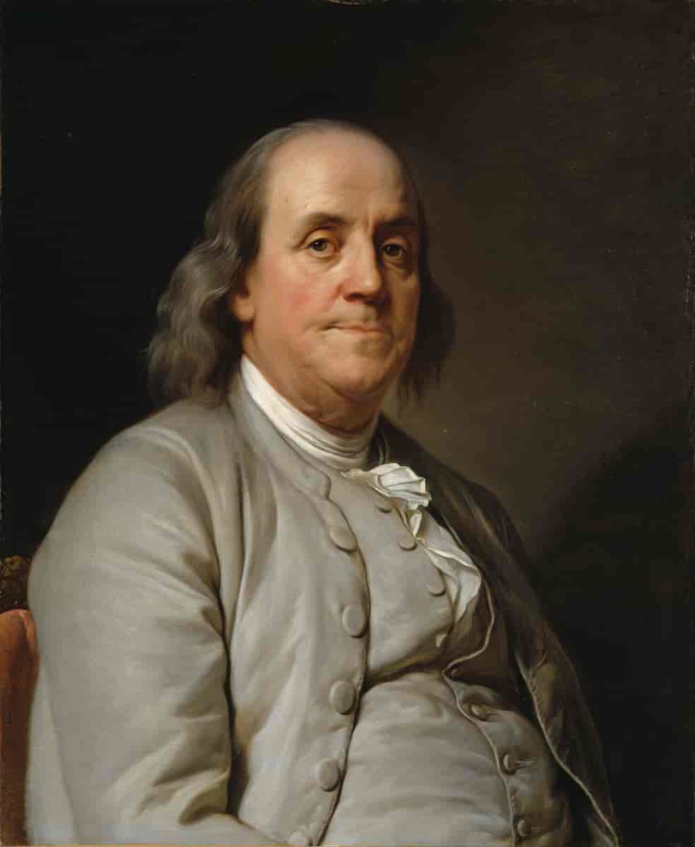 Maleri av Benjamin Franklin