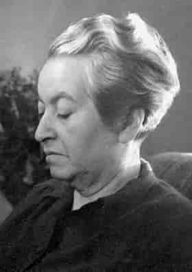 Gabriela Mistral i forbindelse med nobelprisutdelingen i 1945