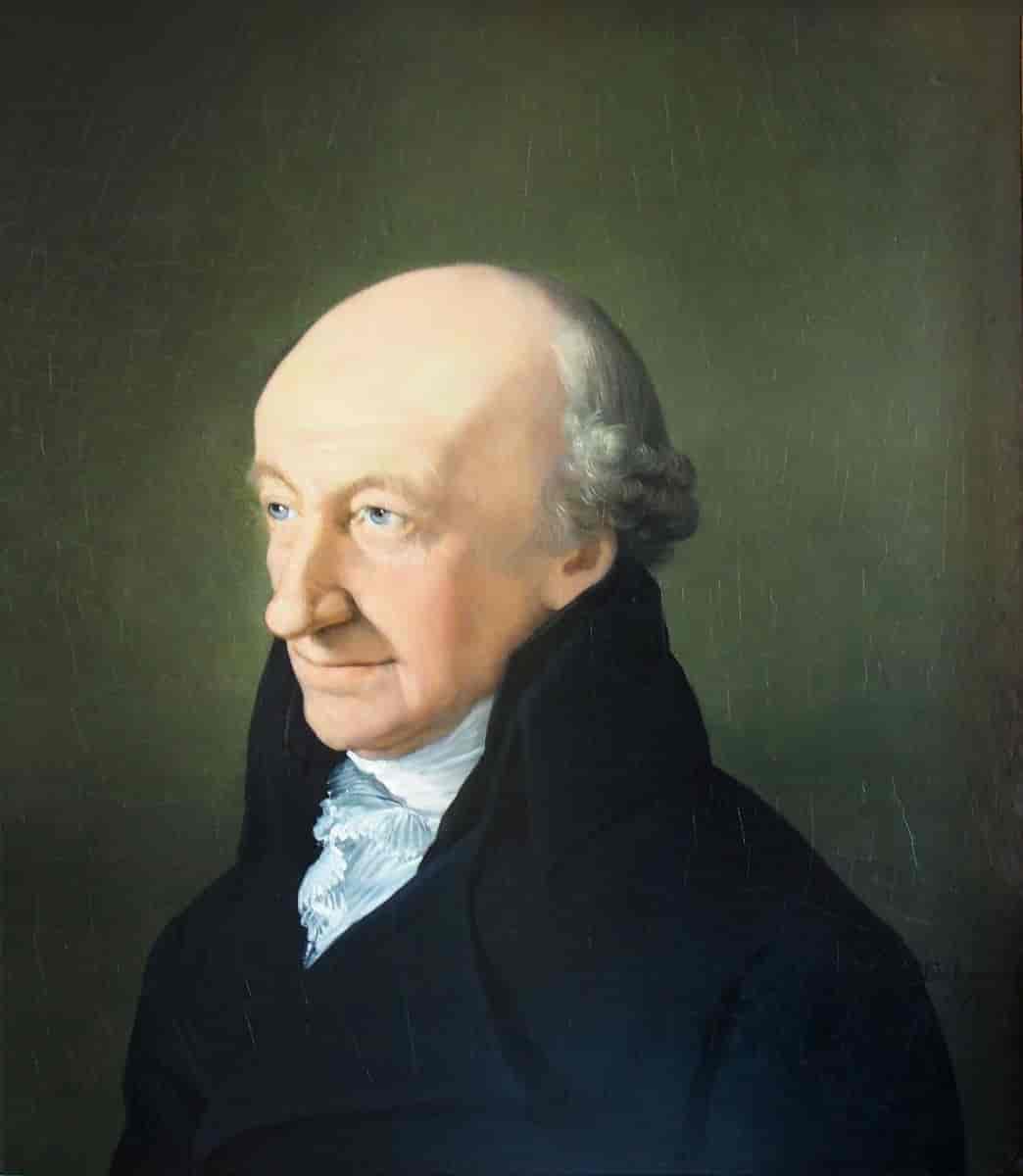 Christoph Martin Wieland malt av Ferdinand Jagemann (1805)