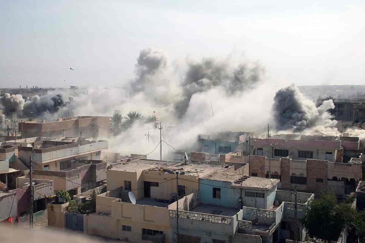 Amerikanske soldater okkuperer Falluja