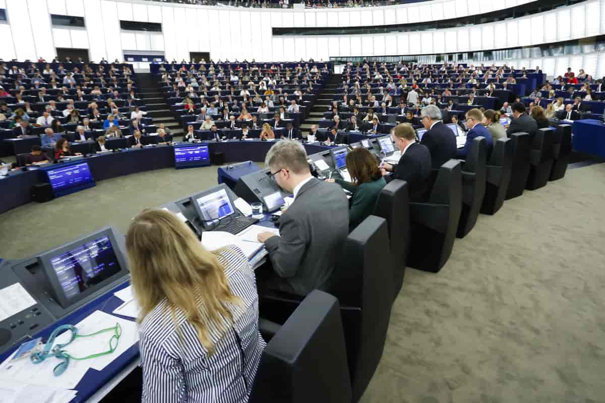 Plenumsmøte i Europaparlamentet