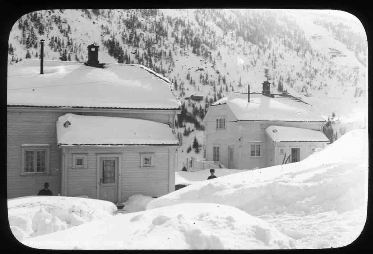 Hydro: Arbeiderboliger på Rjukan, omkring 1910.