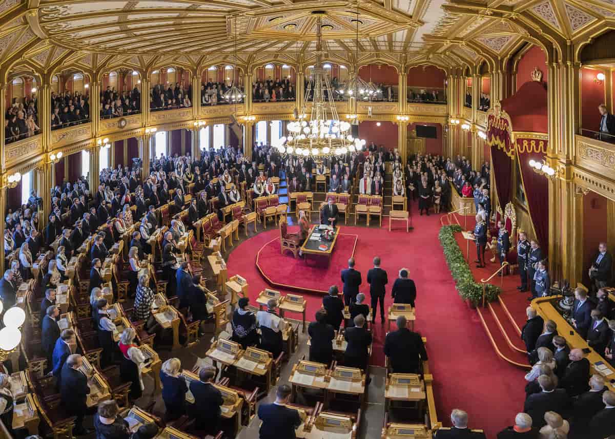 Åpningen av Stortinget 2017