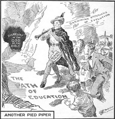 Tegning fra boken Christian Cartoons, 1916.