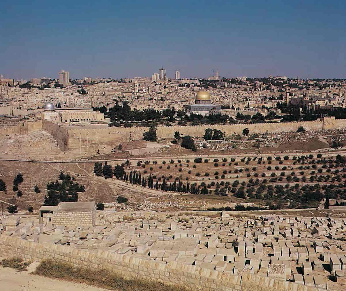 Jerusalem (utsikt fra Oljeberget)
