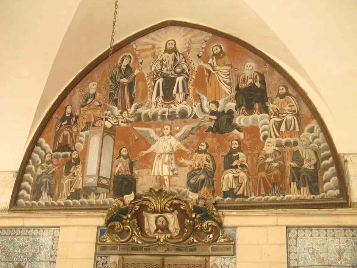 Kirkemaleri fra en armensk kirke i Jerusalem.