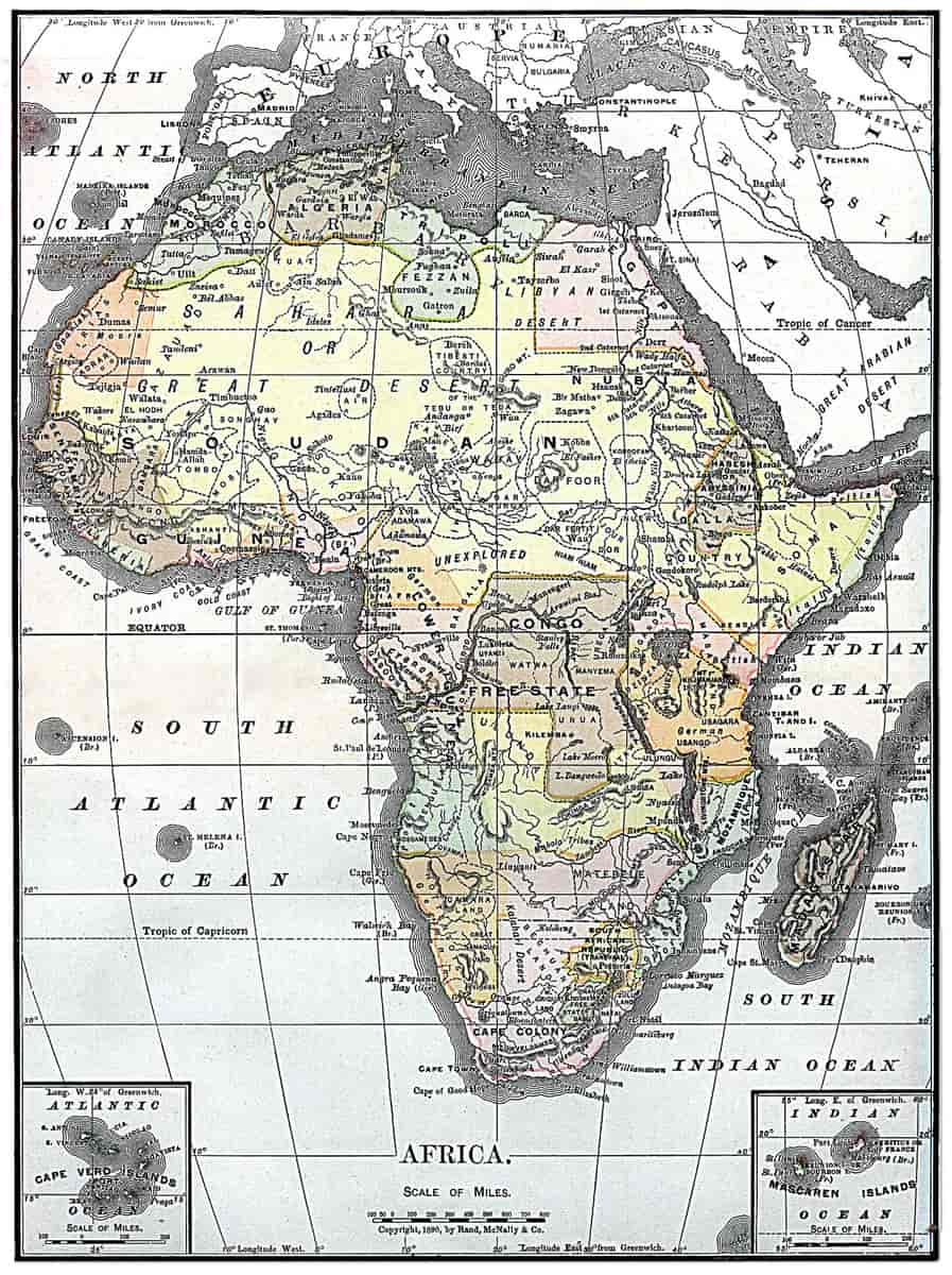 Afrika 1890