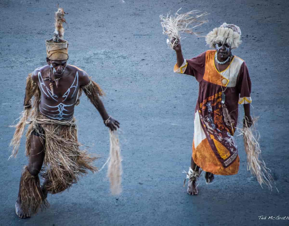 Kanak-dansere i Nouméa, 2016