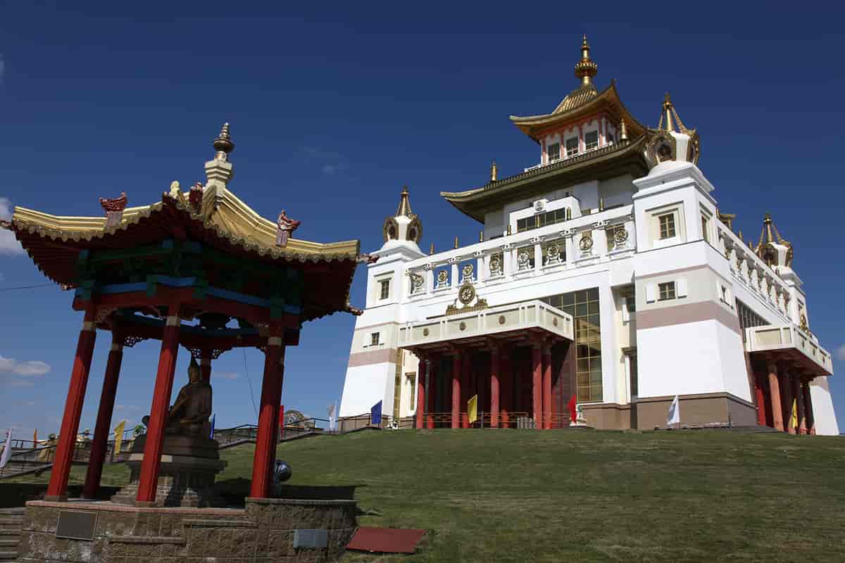 Det gylne tempel i Kalmykia