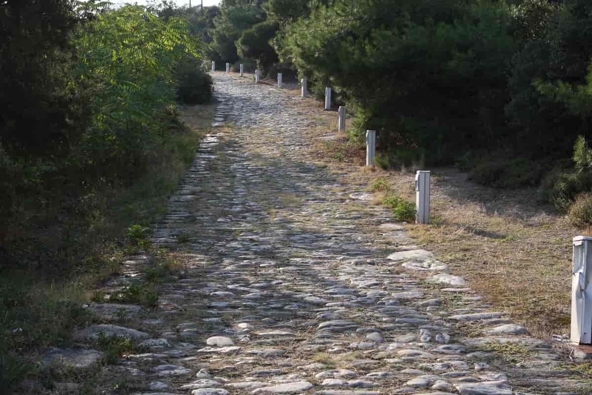 Via Egnatia ved Kavala i Hellas
