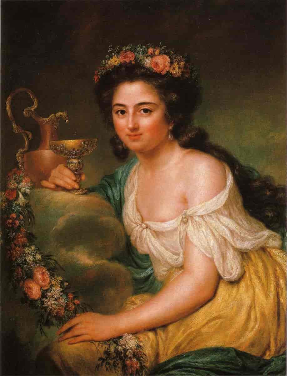 Henriette Herz, malt av Anna Dorothea Lisiewska (1778)