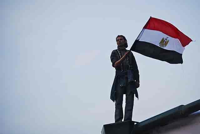 Egyptisk demonstrant 2011
