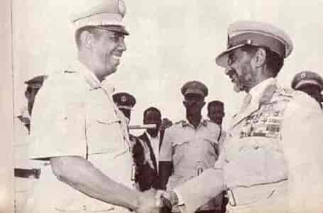 Siad Barre og Haile Selassie.