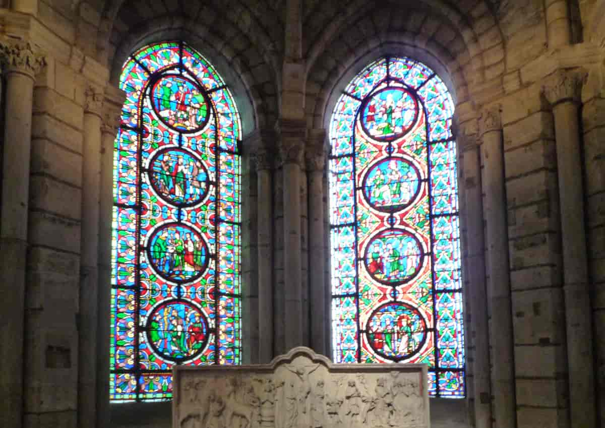Glassmalerier i St. Denis